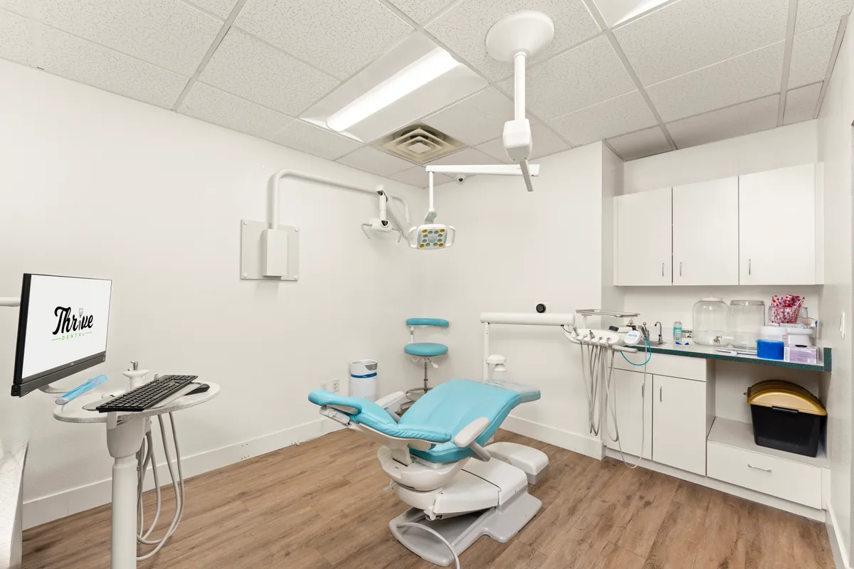 Treatment room at Thrive Dental Stockton