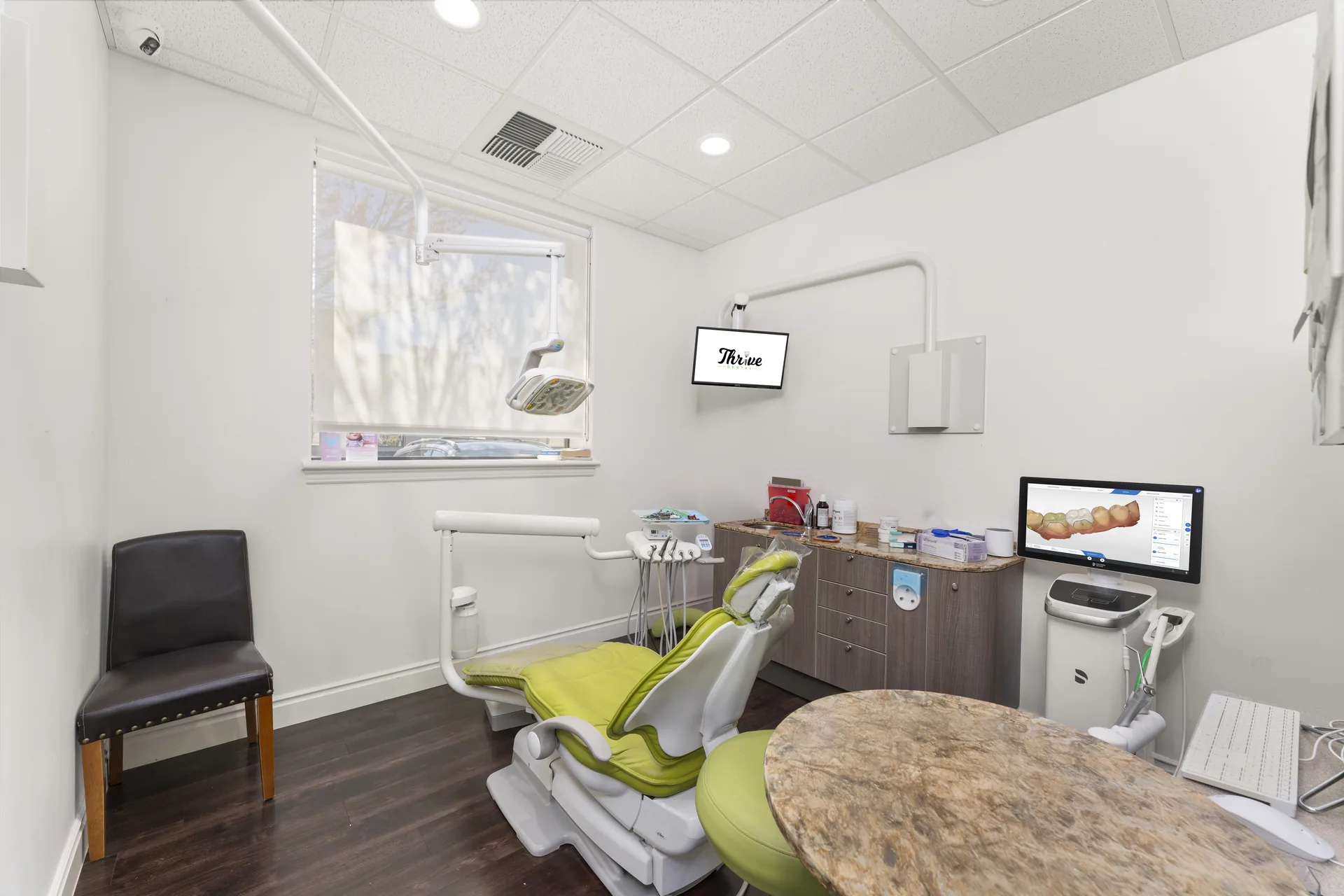 Clean patient care area at Thrive Dental Yuba City